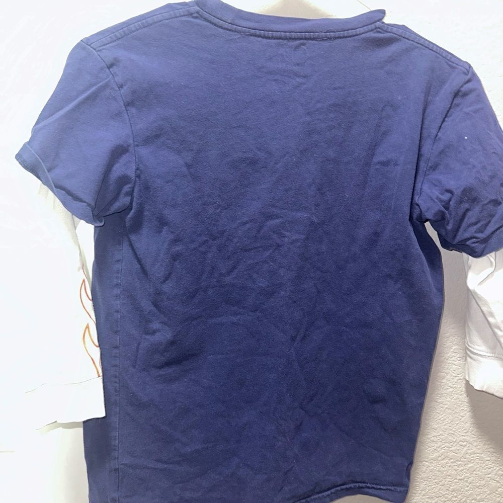 Carhartt Kids Navy and Orange Shirt - Picture 4 of 7